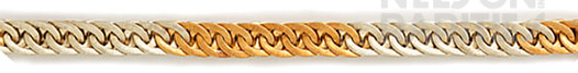 Two-Colored Gold Bracelet