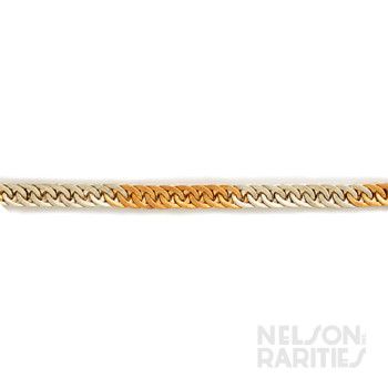 Two-Colored Gold Bracelet