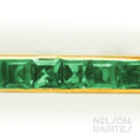 Calibré Emerald and Gold Band