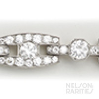 Diamond and Platinum Bracelet. French.